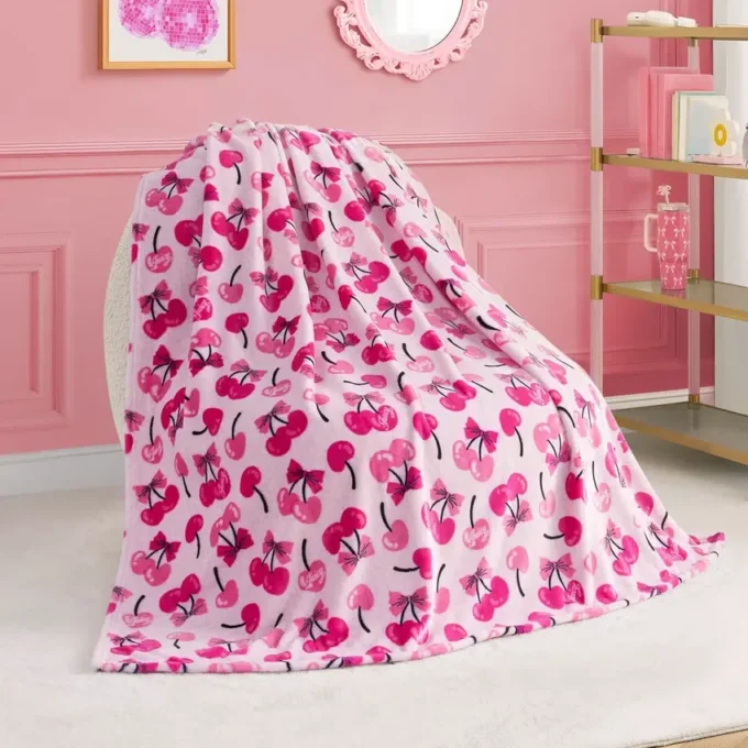 Kids Plush Throw Blanket