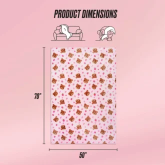 Kids Plush Throw Blanket