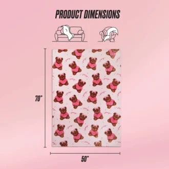 Kids Plush Throw Blanket