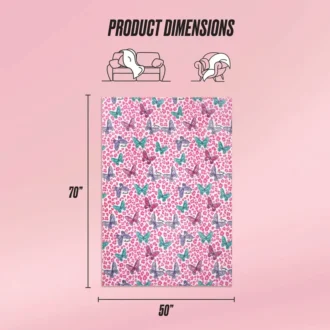 Kids Plush Throw Blanket