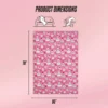 Kids Plush Throw Blanket