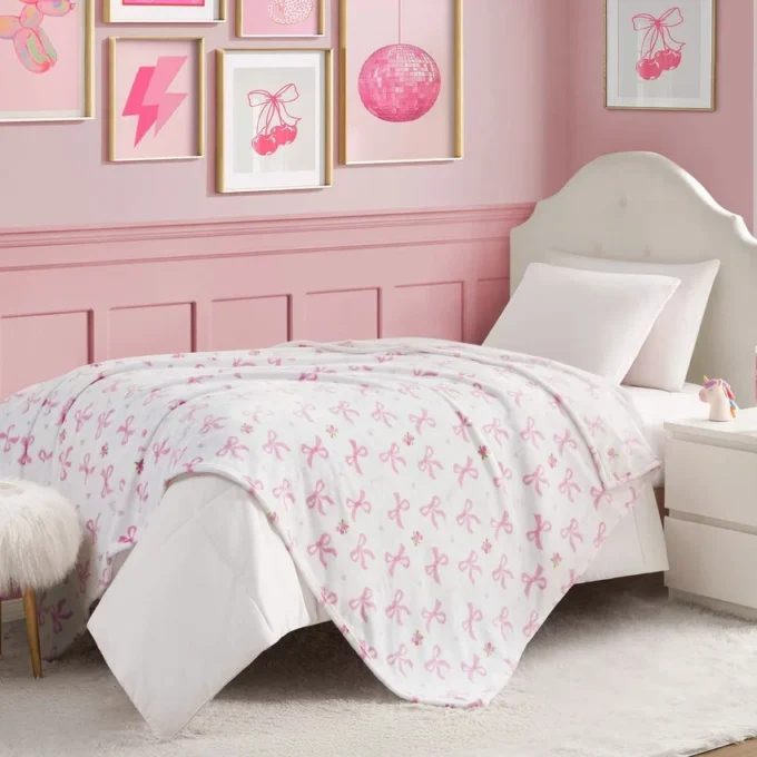 Kids Plush Throw Blanket