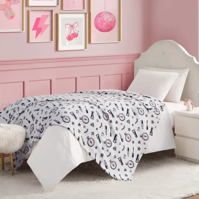 Kids Plush Throw Blanket