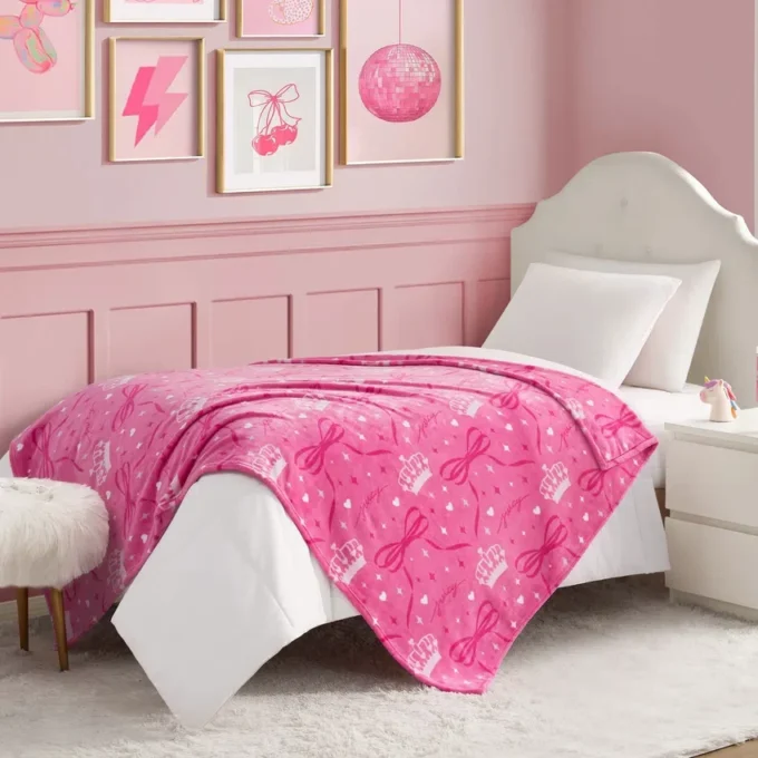 Kids Plush Throw Blanket