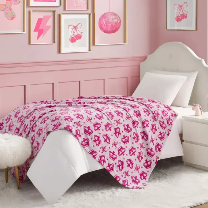 Kids Plush Throw Blanket
