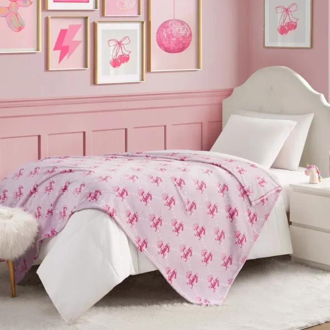 Kids Plush Throw Blanket
