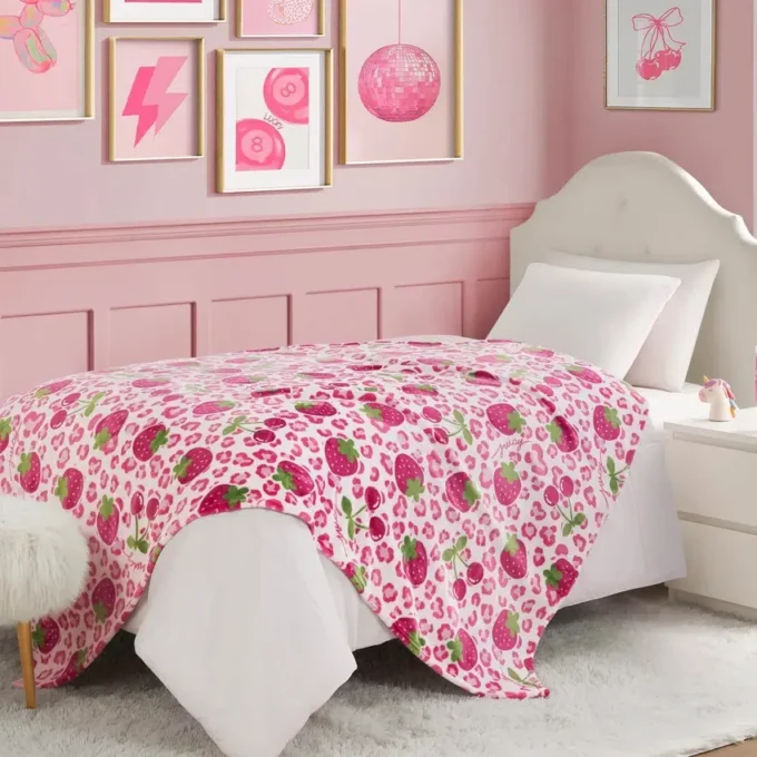 Kids Plush Throw Blanket