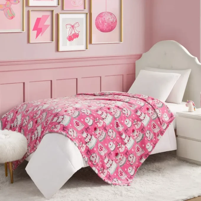 Kids Plush Throw Blanket