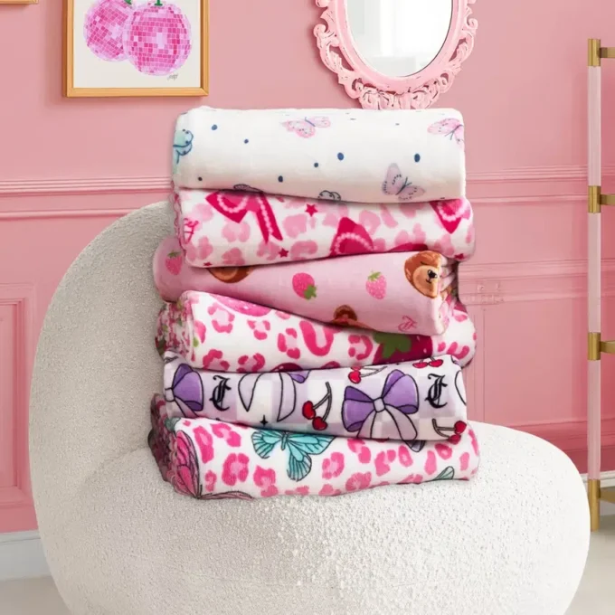 Kids Plush Throw Blanket