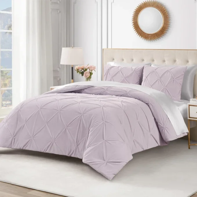 Kiss Pleat Micromink Comforter Set