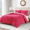 Kiss Pleat Micromink Comforter Set