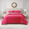 Kiss Pleat Micromink Comforter Set