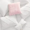 Kiss Pleat Micromink Comforter Set with Decorative Pillows Kiss Pleat Micromink Comforter Set with Decorative Pillows
