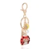 Ladybug Keychain Bag Charm