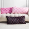 Lattice Print Plush Body Pillow