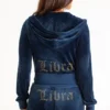 Libra Customizable Big Bling Velour Hoodie