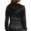 Libra Customizable Big Bling Velour Hoodie