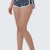 Logo Stripe Dolphin Booty Shorts