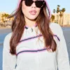 Mesh Zip-Up Hoodie