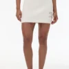 Metallic Eyelash Mini Skirt