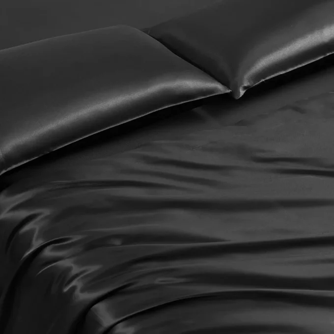 Modern Leopard Satin Bed in a Bag Bedding Set