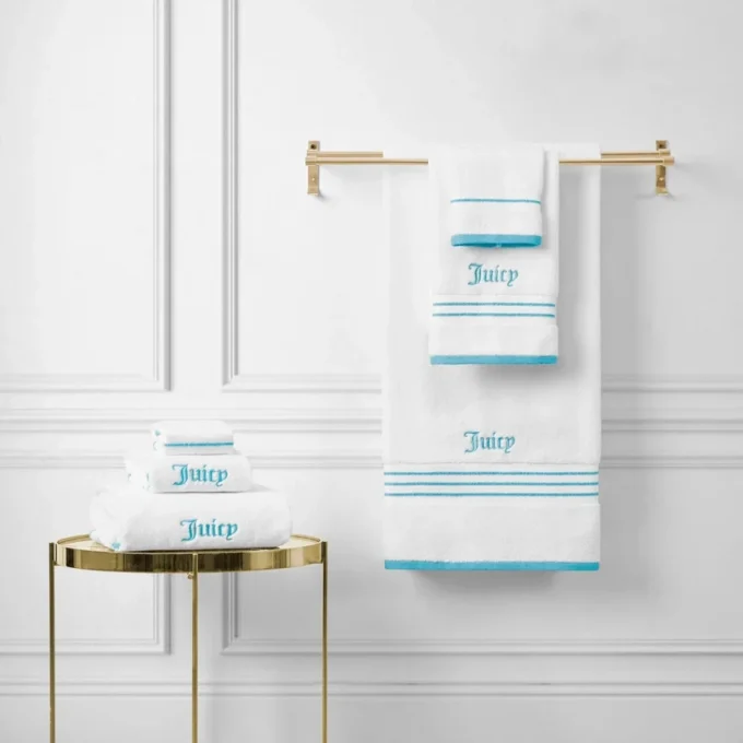 Neon Border Bath Towel Set
