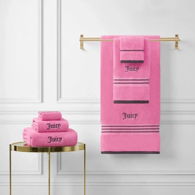 Neon Border Bath Towel Set