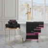 Neon Border Bath Towel Set