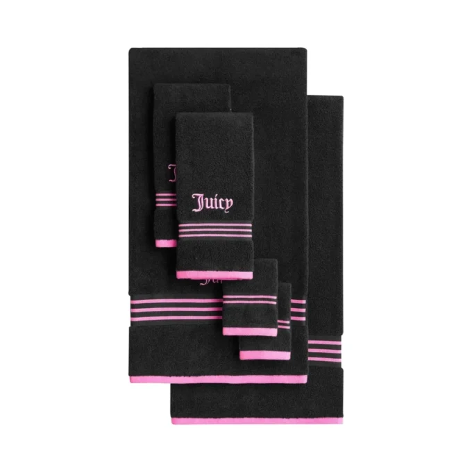 Neon Border Bath Towel Set