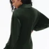 Oversized Small Bling Quarter Zip Pullover