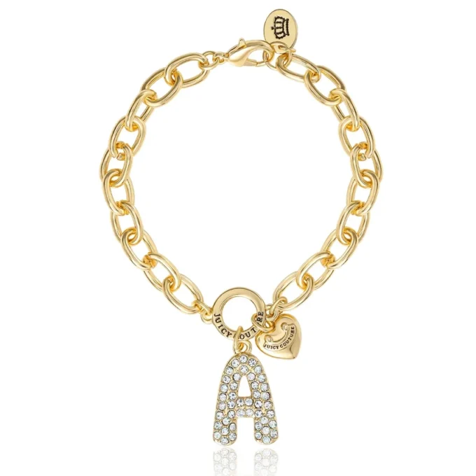 Pava Initial Charm Bracelet, Letter A