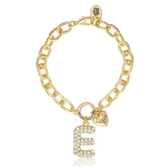 Pava Initial Charm Bracelet, Letter E Pava Initial Charm Bracelet, Letter E