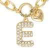 Pava Initial Charm Bracelet, Letter E