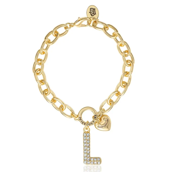 Pava Initial Charm Bracelet, Letter L Pava Initial Charm Bracelet, Letter L