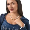 Pearl Necklace with Pava Bow