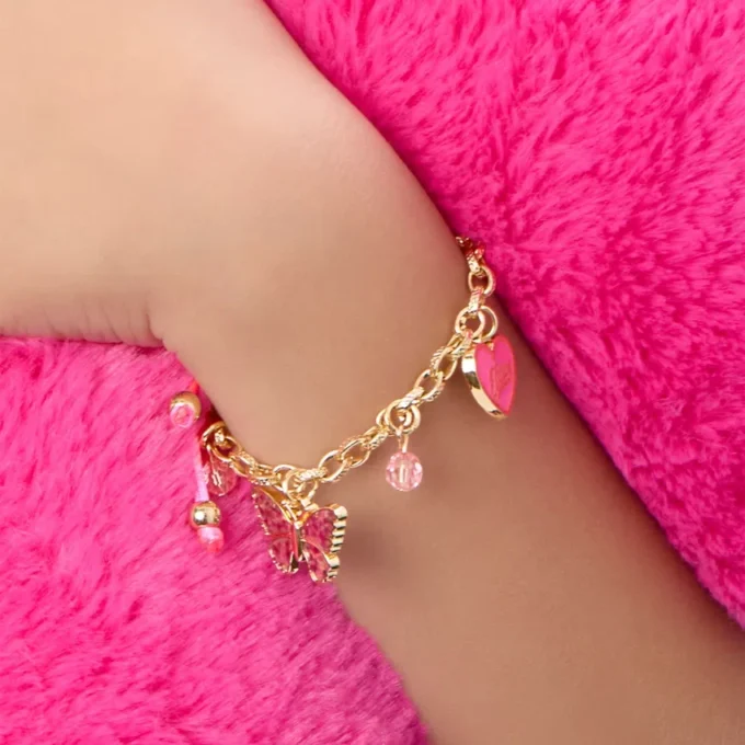 Pink Charm Bracelet