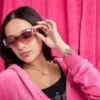 Pink Pava Heart Toggle Bracelet