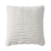 Pleated Faux Fur Decorative Pillow Pleated Faux Fur Decorative Pillow