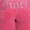 Plus-Size Angel Couture Big Bling Velour Track Pants