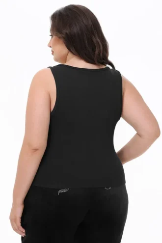 Plus-Size Big Bling Couture Tank Top Plus-Size Big Bling Couture Tank Top