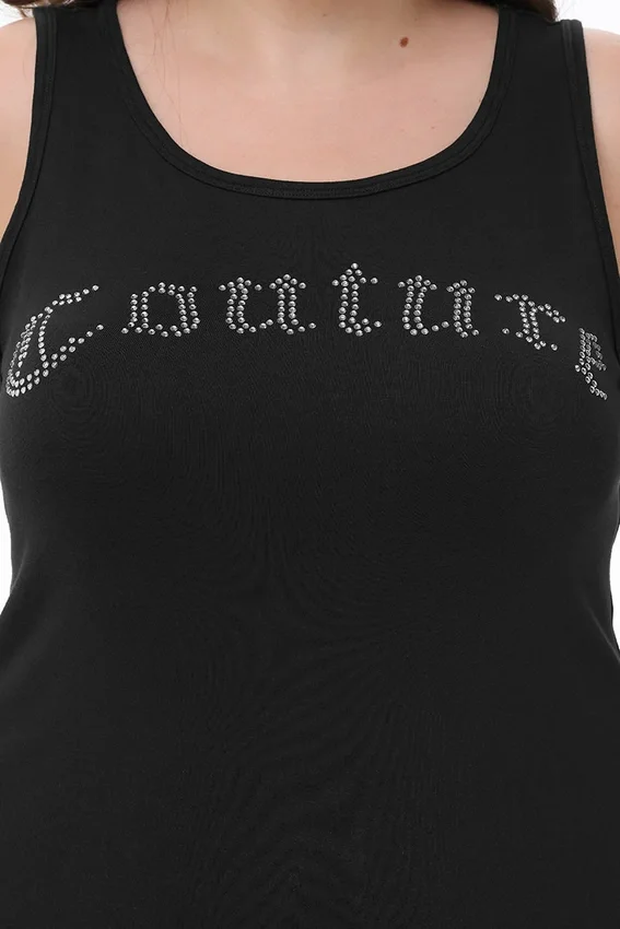 Plus-Size Big Bling Couture Tank Top Plus-Size Big Bling Couture Tank Top