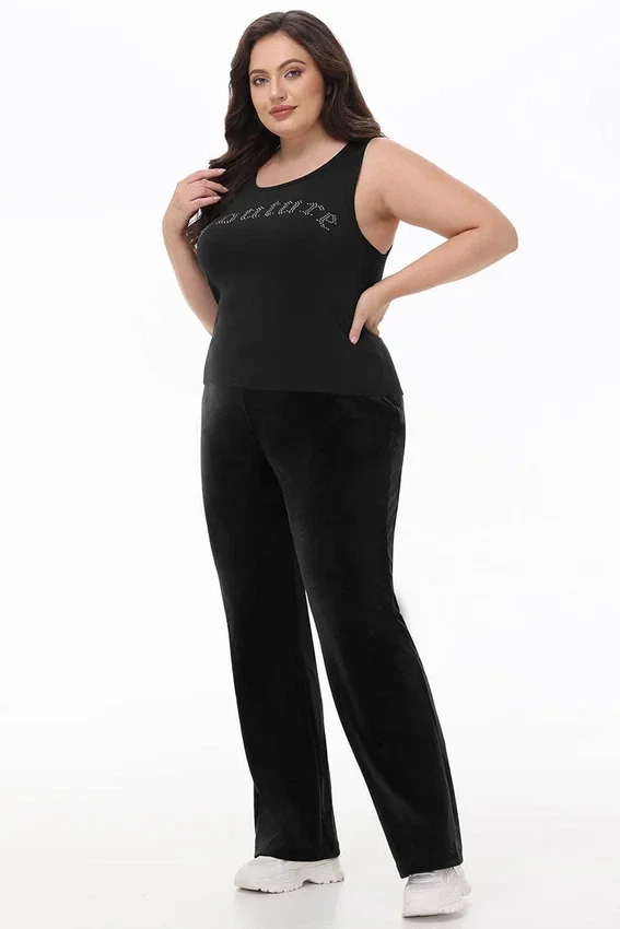 Plus-Size Big Bling Couture Tank Top Plus-Size Big Bling Couture Tank Top