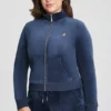 Plus-Size Eat Cake Wear Juicy Mockneck Jacket