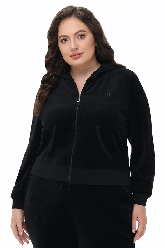 Plus-Size Heritage Cotton Velour Hoodie Plus-Size Heritage Cotton Velour Hoodie