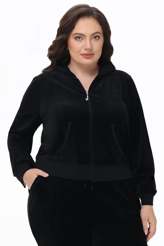 Plus-Size Heritage Cotton Velour Hoodie Plus-Size Heritage Cotton Velour Hoodie