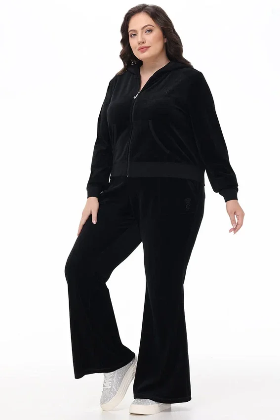 Plus-Size Heritage Cotton Velour Hoodie Plus-Size Heritage Cotton Velour Hoodie