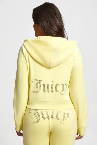 Plus-Size Og Big Bling Velour Hoodie