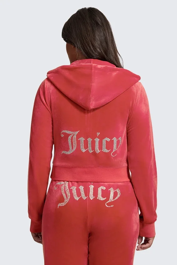 Plus-Size Og Big Bling Velour Hoodie Plus-Size Og Big Bling Velour Hoodie