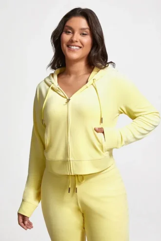 Plus-Size Og Big Bling Velour Hoodie