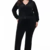 Plus-Size Og Big Bling Velour Hoodie